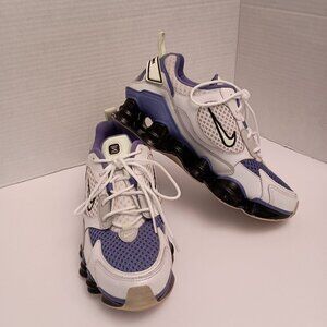Nike Shox TL Nova White Sapphire Blue Women's Running Shoe Size 7.5